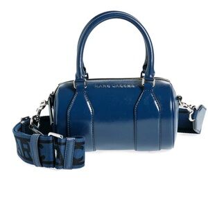 Marc Jacobs Navy Barrel Crossbody Bag